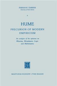 Hume Precursor of Modern Empiricism