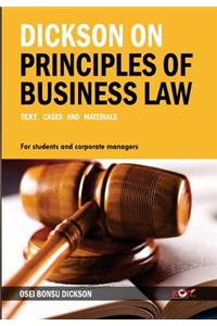 Dickson on Principles of Business Law