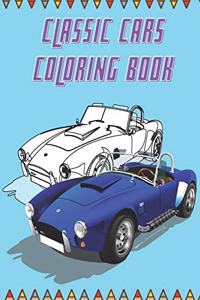 Classic Cars Coloring Book