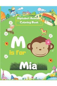 Alphabet Animals Coloring Book