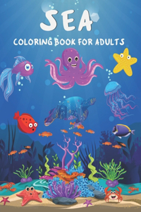 Sea Coloring Book For Adults