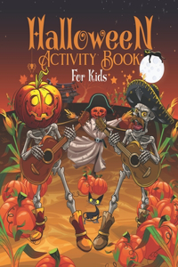 Halloween Activity Book for Kids