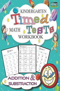 Kindergarten Math Timed Tests workbook