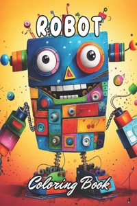 Robot Coloring Book for Kids