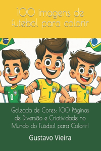 100 imagens de futebol para colorir