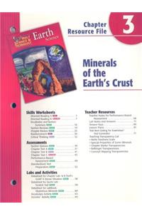 Holt Science & Technology Earth Science Chapter 3 Resource File: Minerals of the Earth's Crust