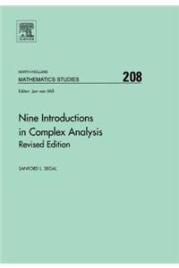 Nine Introductions in Complex Analysis - Revised Edition