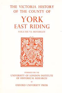 History of the County of York, East Riding