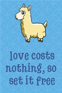 Love Costs Nothing So Set It Free