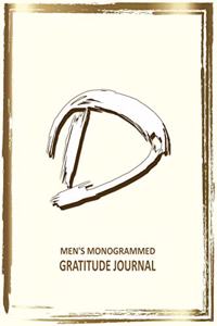 D Men's Monogrammed Gratitude Journal