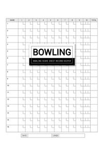 Bowling Score Sheet