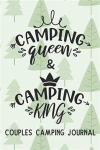 Camping Queen & Camping King Couples Camping Journal