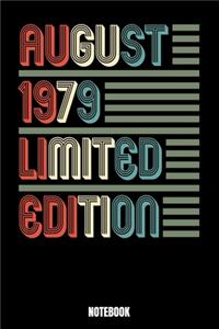 August 1979 Limited Edition Notebook