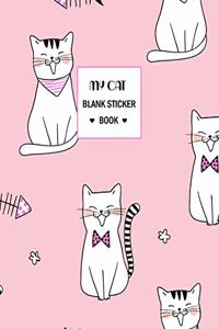 My Cat Blank Sticker Book