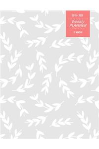 2019 - 2020 - Weekly Planner - 17 Months