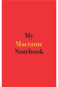 My Macrame Notebook