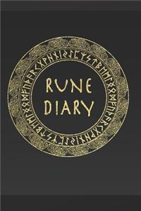 Rune Diary: Rune Journal Gift to Record and Interpret Single Rune Readings