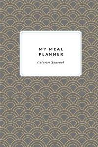 My Meal Planner Calories Journal