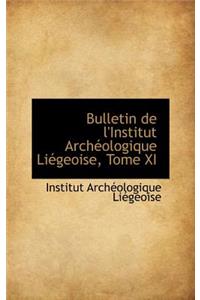 Bulletin de L'Institut Arch Ologique Li Geoise, Tome XI