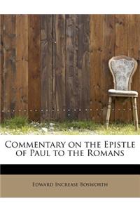 Commentary on the Epistle of Paul to the Romans