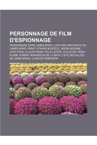 Personnage de Film D'Espionnage