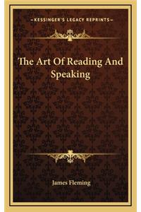 The Art of Reading and Speaking