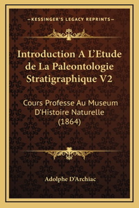 Introduction A L'Etude de La Paleontologie Stratigraphique V2