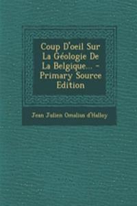 Coup D'oeil Sur La Géologie De La Belgique... - Primary Source Edition
