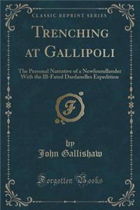 Trenching at Gallipoli: The Personal Narrative of a Newfoundlander with the Ill-Fated Dardanelles Expedition (Classic Reprint)