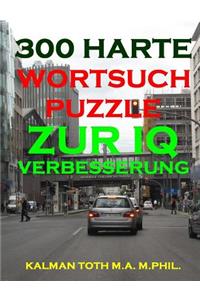 300 Harte Wortsuchpuzzle Zur IQ Verbesserung