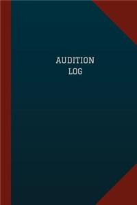 Audition Log (Logbook, Journal - 124 pages, 6
