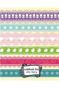 Notebook Line Cute Pattern