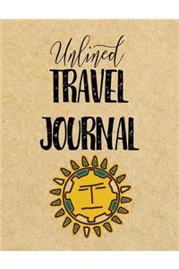 Unlined Travel Journal