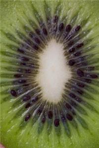 Bright Green Kiwi Fruit Up Close Journal