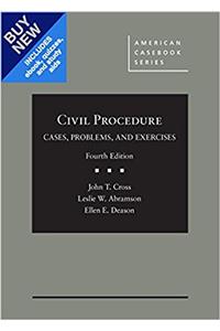 Civil Procedure: Cases, Problems, and Exercises - Casebook Plus (American Casebook Series (Multimedia))