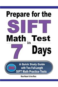 Prepare for the SIFT Math Test in 7 Days