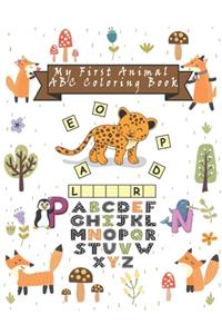 My First Animal ABC Coloring Book