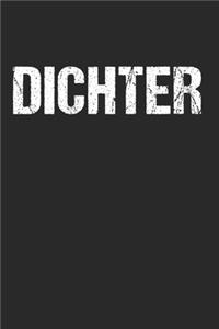 Dichter - Passend zum Hacke Dich Hackedicht: 120 Pages 6 'x 9' -Dot Graph Paper Journal Manuscript - Planner - Scratchbook - Diary