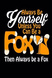Always Be Yourself Unless You Can Be a Fox Then Always Be a Fox