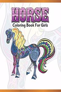 Horse Coloring Book For Girls