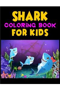 Shark Coloring Book For kids