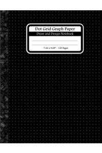 Dot Grid Graph Paper. Draw And Design Notebook