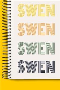 Name SWEN A beautiful personalized