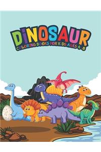 Dinosaur Coloring Books For Kids Ages 4-8