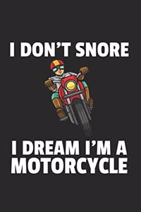Motorrad Notizbuch