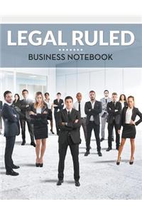 Legal Ruled Business Notebook
