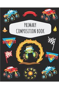 Monster Truck Primary Composition Book