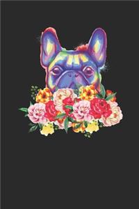 French Bulldog Flowers