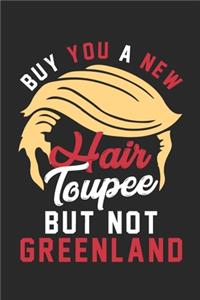 Buy You A New Hair Toupee But Not Greenland: notebook/diary/taskbook/120 pages/dotgrid pages,6x9 inch