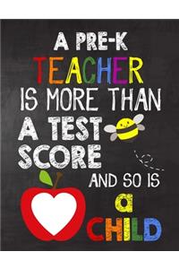 A Pre-k Teacher is More Than a Test Score and So is a Child